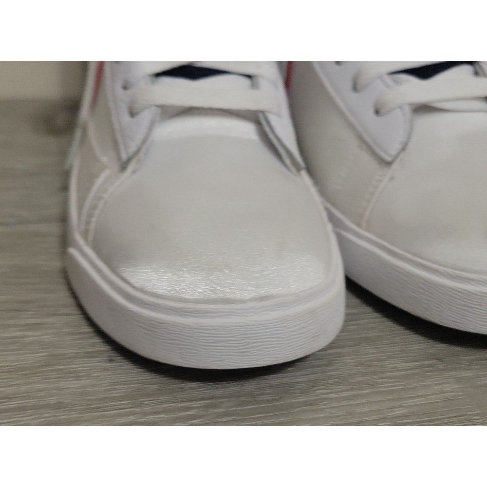 Nike Shoes Womens 8 Blazer Mid Satin Jacket Sneakers Lifestyle Retro White Red - Picture 11 of 11
